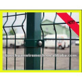 Vinly square wire mesh fence and post